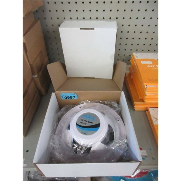 2 Velex Marine Speakers - White