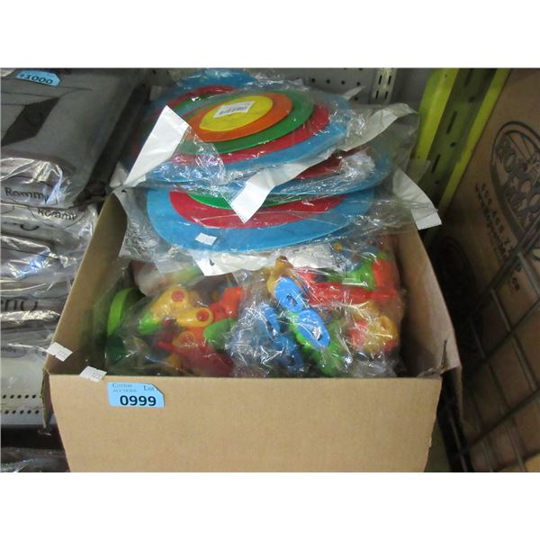 Box of Children's Toys and Stopper Sets