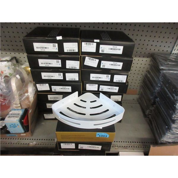 17 New Gricol  Metal Corner Shower Caddy Shelf