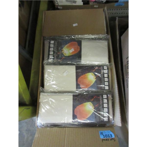 18 Packages of 5 Sky Lanterns