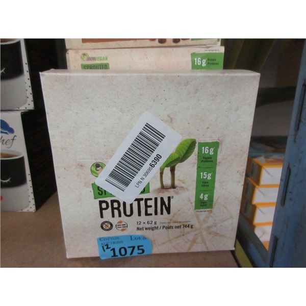 12 Boxes of 12 Vegan Sprouted Protein Bars