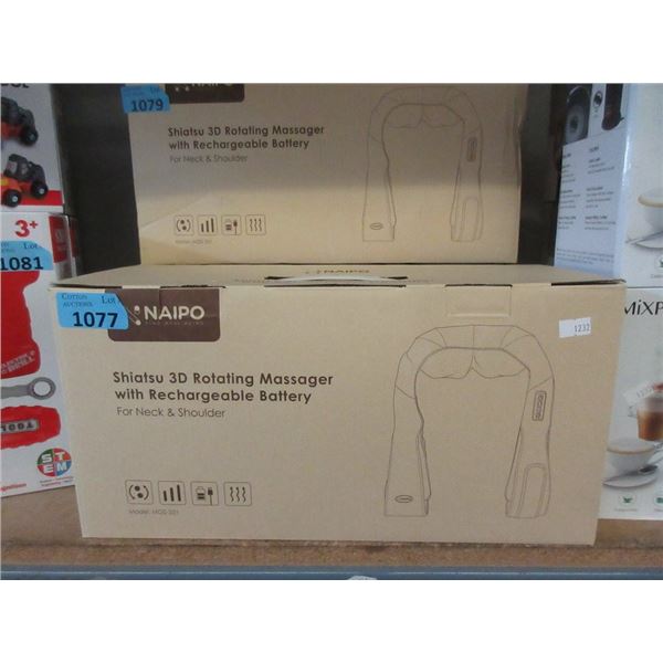 New Shiatsu 3D Rotating Massager