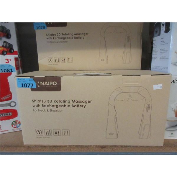 New Shiatsu 3D Rotating Massager