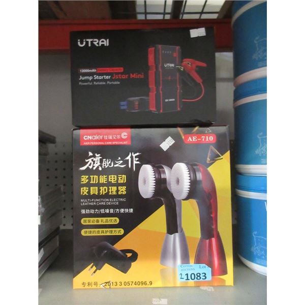 Utari Jump Starter & Electric Leather Cleaner