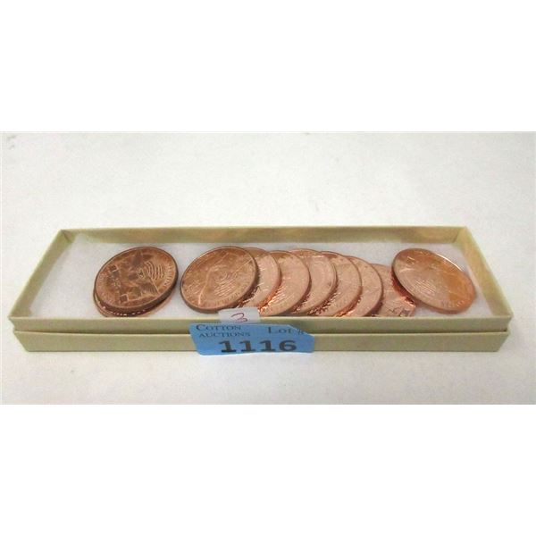 10 x 1 Oz. Fine Copper 911 Commemorative Rounds