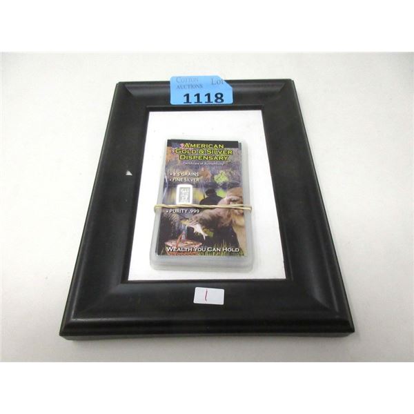 10 Limited Edition 2.5 Grain Bigfoot .999 Silver Bars