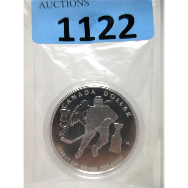 1983 Stanley Cup Proof Dollar Coin - Sterling Silver