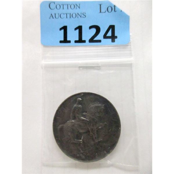 WWI British War Silver Medallion 1914-1918