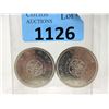 Image 1 : 2 Canadian 1964 Charlottetown Silver Dollar Coins