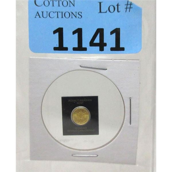 1 Gram .9999 Gold 2021 Canada Maple Leaf Coin