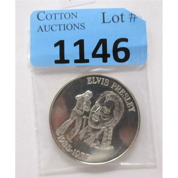 1 Oz. .999 Fine Silver "Elvis Presley" Round