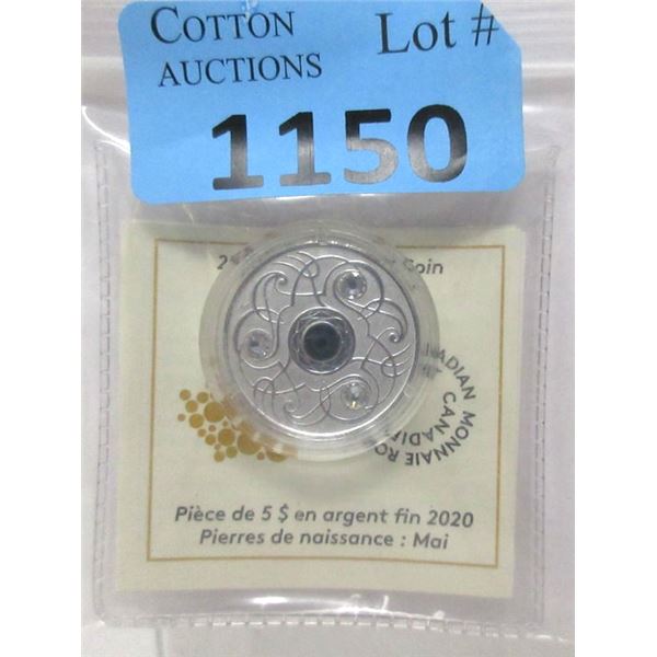 2020 Canada Fine Silver May Birthstone Coin