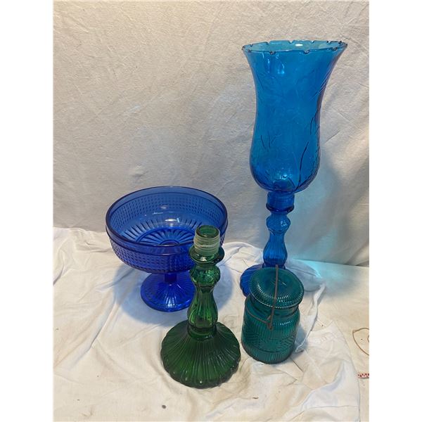 Colored glass items