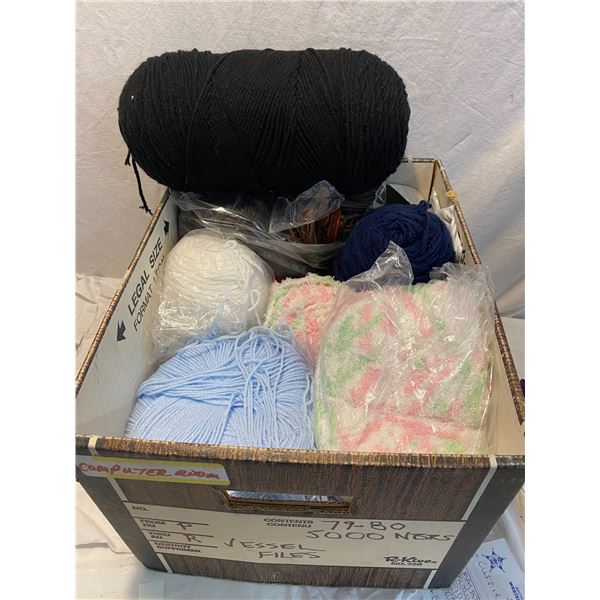 Box of wool