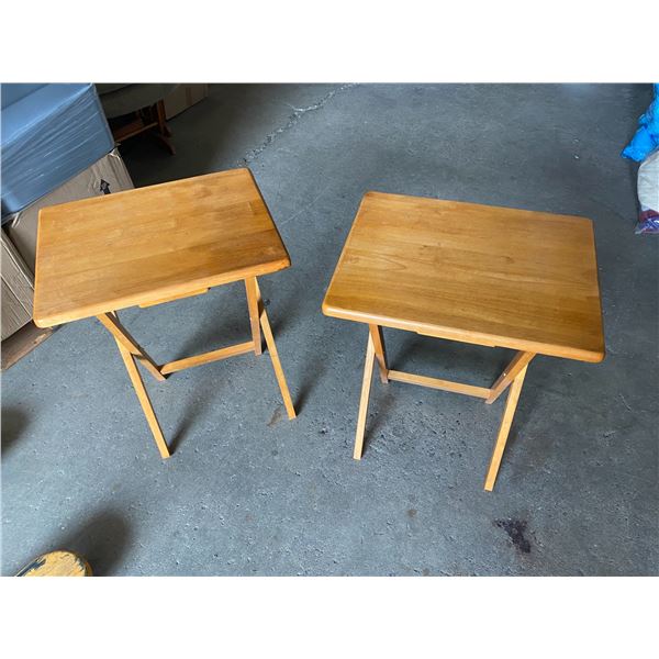 Two tv tables