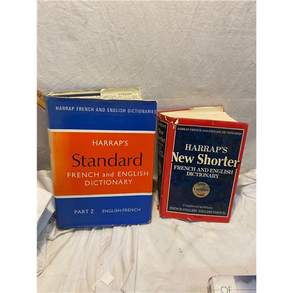 Two French English dictionaries