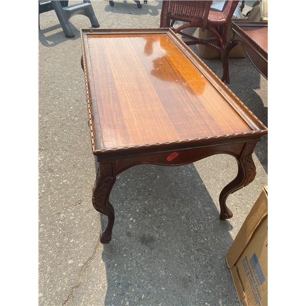 Ornate coffee table