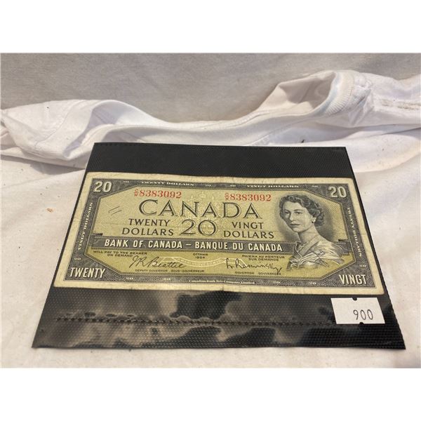 1954 $20 bill