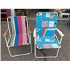 Image 1 : Two folding chairs