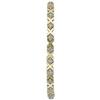Image 1 : Diamond, Gold "X" Bracelet
