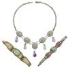 Image 1 : Jade, Multi-Stone, Silver Jewelry Lot