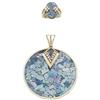 Image 1 : Opal Mosaic, Gold Jewelry Suite