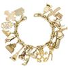 Image 1 : Gold Charm Bracelet