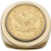 Image 1 : Gentleman's U.S. Gold Coin, Gold Ring