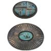 Image 1 : Turquoise, Silver Belt Buckle Lot