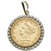 Image 1 : Gold Coin, Diamond, Gold Pendant