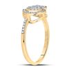 Image 3 : Diamond Heart Ring 1/5 Cttw 10kt Yellow Gold