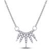 Diamond Fashion Necklace 1/6 Cttw 10kt White Gold