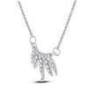 Image 2 : Diamond Fashion Necklace 1/6 Cttw 10kt White Gold