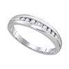Image 3 : His Hers Diamond Cluster Matching Wedding Set 1/2 Cttw 10kt White Gold