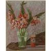Image 1 : OIL PAINTING LEON HAMMOND WA GLADIOLAS FLORAL