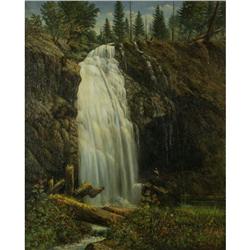 OIL PAINTING RICHARD MEYER MARSHALL FALLS OREGON