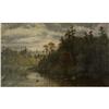 Image 1 : OIL PAINTING THOMAS MOWER MARTIN CANADA HUNTERS