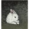 Image 1 : RICHARD GILKEY OIL PAINTING RABBIT