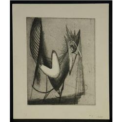 ETCHING GLEN ALPS NORTHWEST MID-CENTURY FELICITY