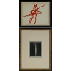 TWO DRAWINGS ABSTRACTS PAUL DAHLQUIST NORTHWEST