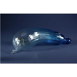 ART GLASS DALE CHIHULY BLUE CHANDELIER PIECE