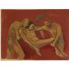 Image 1 : TEMPERA PAINTING MARK TOBEY ENTOMBMENT NORTHWEST