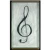 Image 1 : MIXED MEDIA PAINTING THERMAN STATOM MUSICAL NOTE