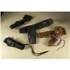 Image 1 : COLLECTION OF TOOLED LEATHER GUN HOLDERS