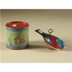 VINTAGE FERN BISEL PEAT PIGGY BANK