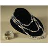 Image 1 : MIRIAM HASKELL FAUX PEARL NECKLACE AND BRACELET