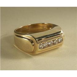 14k GOLD RING LADIES DIAMONDS