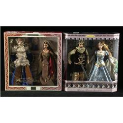 KEN AND BARBIE CAMELOT COLLECTIBLES, MIB
