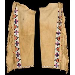 Sioux Beaded Leggings, c. 1920s