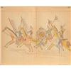 Image 1 : Pawnee Ledger Drawing, Crow Warriors
